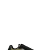 SUN68 Sneaker uomo nera, ocra e beige in suede