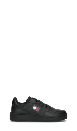 TOMMY HILFIGER JEANS Sneaker uomo nera in pelle