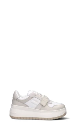 TOMMY HILFIGER JEANS Sneaker donna beige in pelle