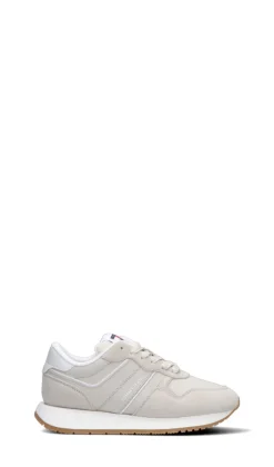 TOMMY HILFIGER JEANS Sneaker donna beige in pelle