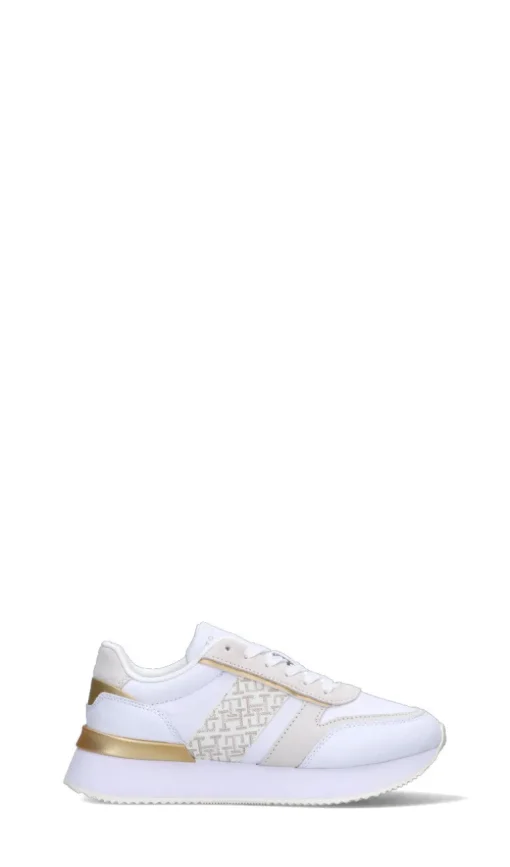 TOMMY HILFIGER Sneaker donna bianca in pelle