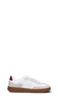 TOMMY HILFIGER Sneaker donna bianca/beige in pelle