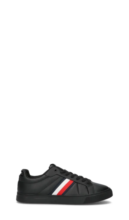 TOMMY HILFIGER Sneaker uomo nera in pelle
