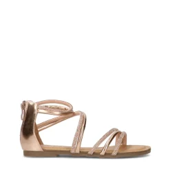 TOO LIKE Sandalo donna oro rosa