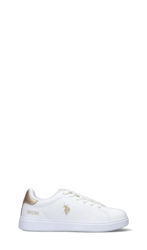 U.S. POLO ASSN. Sneaker donna bianca/oro