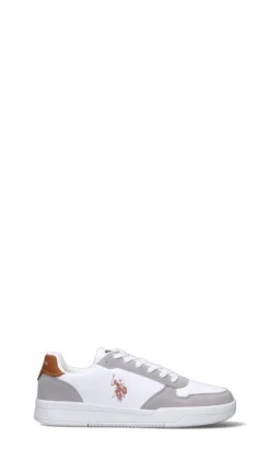 U.S. POLO ASSN. Sneaker uomo bianca/cuoio