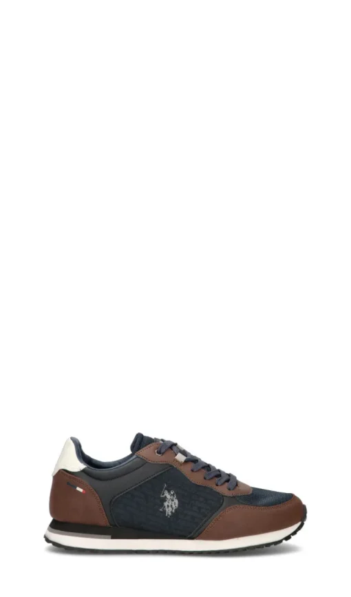 U.S. POLO ASSN. Sneaker uomo nera/marrone