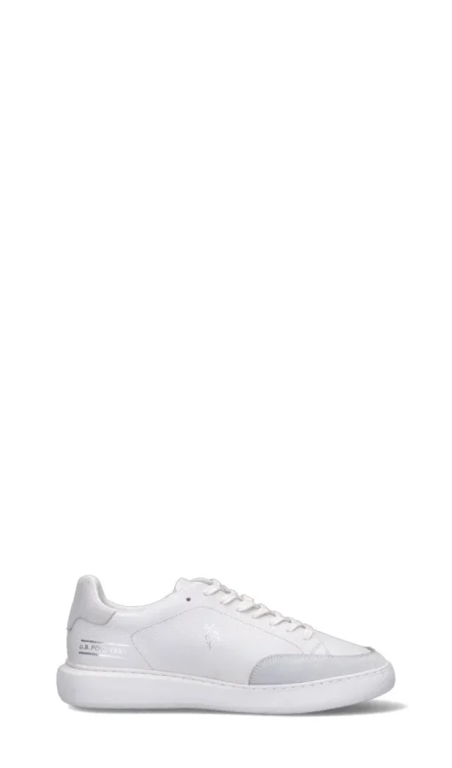 U.S. POLO ASSN. Sneaker uomo bianca in pelle