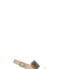 VALLEVERDE Sandalo donna beige/platino in pelle