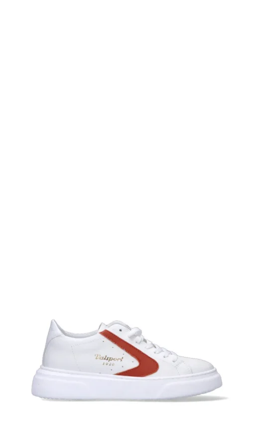 VALSPORT Sneaker donna bianca/arancio in pelle