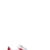 VALSPORT Sneaker uomo bianca/rossa in pelle