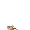 VARIOPINTO Sandalo donna oro in pelle