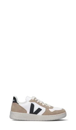 VEJA Sneaker donna bianca/nera in suede