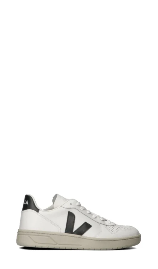VEJA Sneaker uomo bianca/nera in pelle