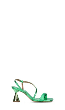 VICENZA Sandalo donna verde in pelle