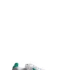 VOILE BLANCHE Sneaker uomo grigia/verde in suede