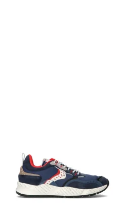 VOILE BLANCHE Sneaker uomo blu/rossa in suede